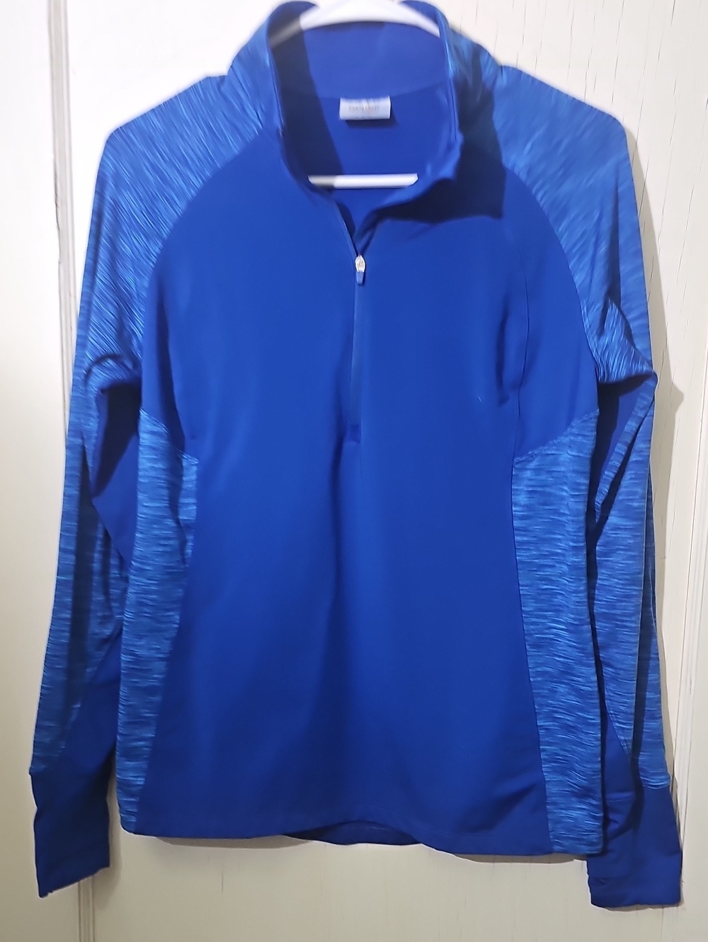 Womens Performance Half-Zip Jacket - Royal Blue
